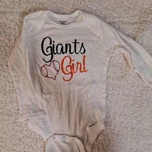 Giants Girl Onsie 18 Months